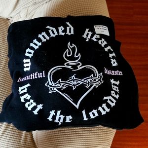 Beautiful disaster black hoodie